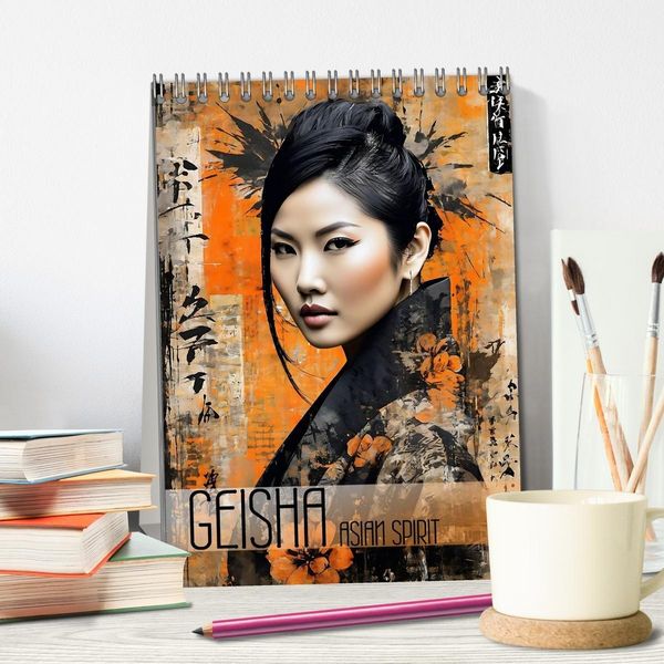 Produktbild: Geisha - Asian Spirit (Tischkalender 2027 DIN A5 hoch), CALVENDO Monatskalender