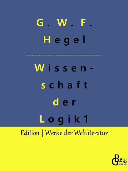 Produktbild: Wissenschaft der Logik