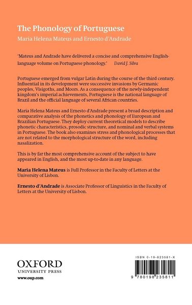 Produktbild: The Phonology of Portuguese