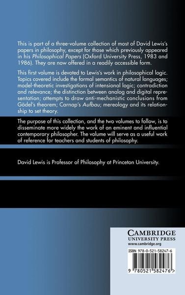 Produktbild: Papers in Philosophical Logic