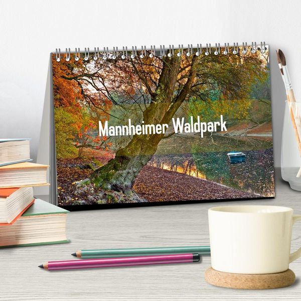 Produktbild: Mannheimer Waldpark (Tischkalender 2026 DIN A5 quer), CALVENDO Monatskalender