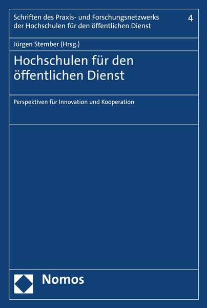 Produktbild: Hochschulen f&uuml;r den &ouml;ffentlichen Dienst