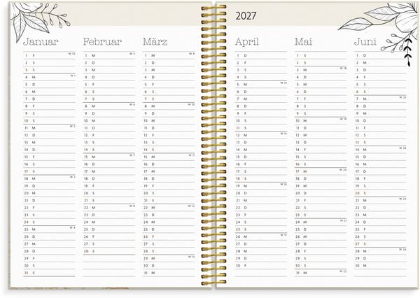 Produktbild: Life planner Bloom 26/27