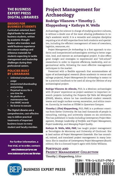 Produktbild: Project Management for Archaeology