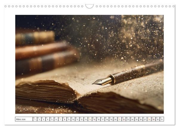 Produktbild: Zeitgefl&uuml;ster (Wandkalender 2026 DIN A3 quer), CALVENDO Monatskalender
