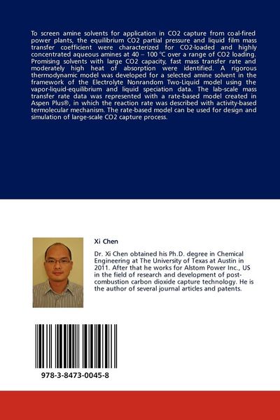 Produktbild: Carbon Dioxide Thermodynamics, Kinetics, and Mass Transfer