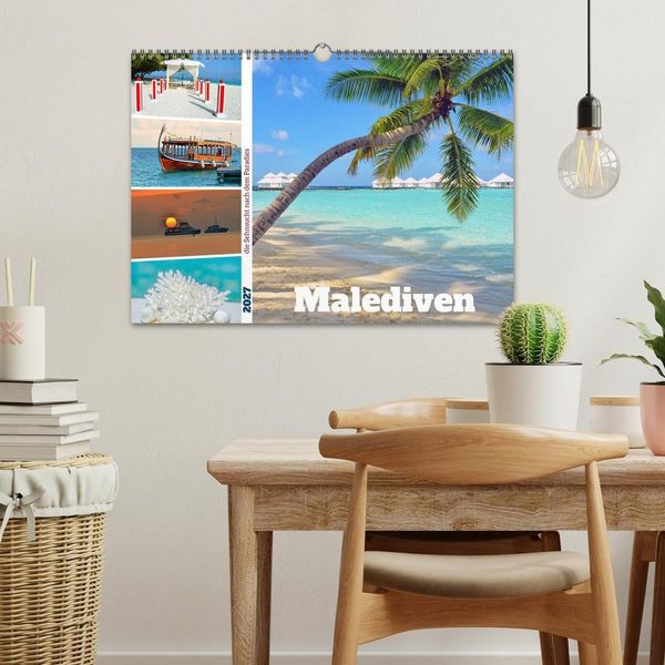 Produktbild: Malediven - die Sehnsucht nach dem Paradies (Wandkalender 2027 DIN A3 quer), CALVENDO Monatskalender