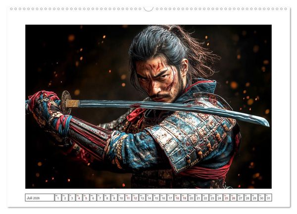 Produktbild: Mein Samurai (Wandkalender 2026 DIN A2 quer), CALVENDO Monatskalender