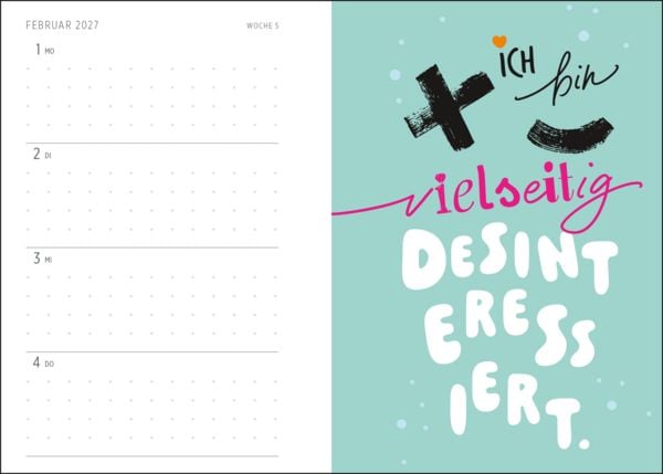 Produktbild: Buchkalender 2027: An diesem Tag ist etwas faul. Wahrscheinlich ich ...