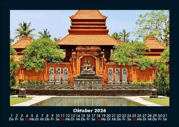 Produktbild: Tempel 2026 Fotokalender DIN A5