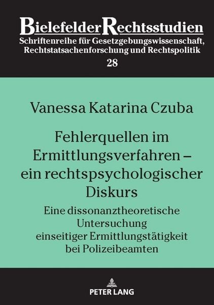 Produktbild: Fehlerquellen im Ermittlungsverfahren &ndash; ein rechtspsychologischer Diskurs