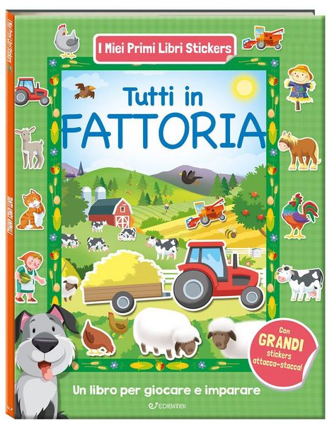 Produktbild: Tutti in fattoria. I miei primi libri stickers