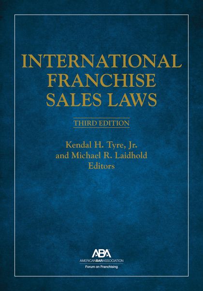 Produktbild: International Franchise Sales Laws, Third Edition