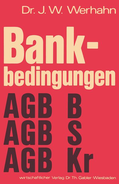 Produktbild: Bankbedingungen