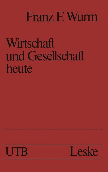 Produktbild: Wirtschaft und Gesellschaft heute