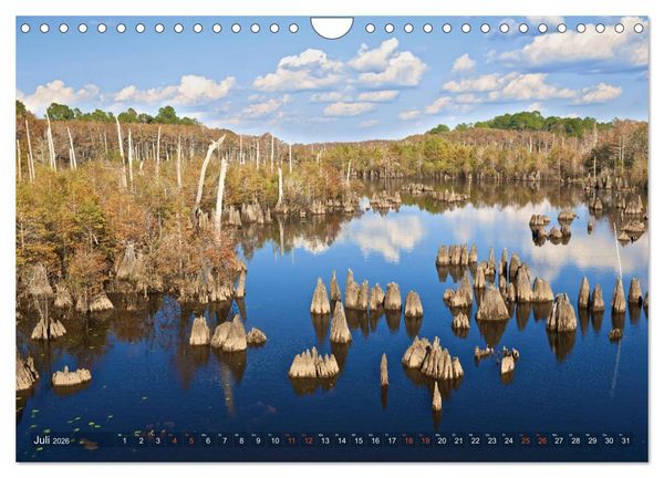 Produktbild: GEOclick calendar: Florida (Wandkalender 2026 DIN A4 quer), CALVENDO Monatskalender