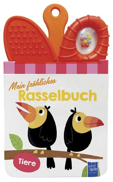 Mein fröhliches Rasselbuch - Tiere, Gebundene Ausgabe von , YoYo Books, 978-94-6476-394-2