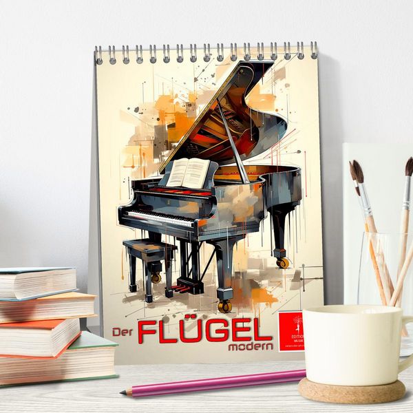 Produktbild: Der Fl&uuml;gel modern (Tischkalender 2026 DIN A5 hoch), CALVENDO Monatskalender