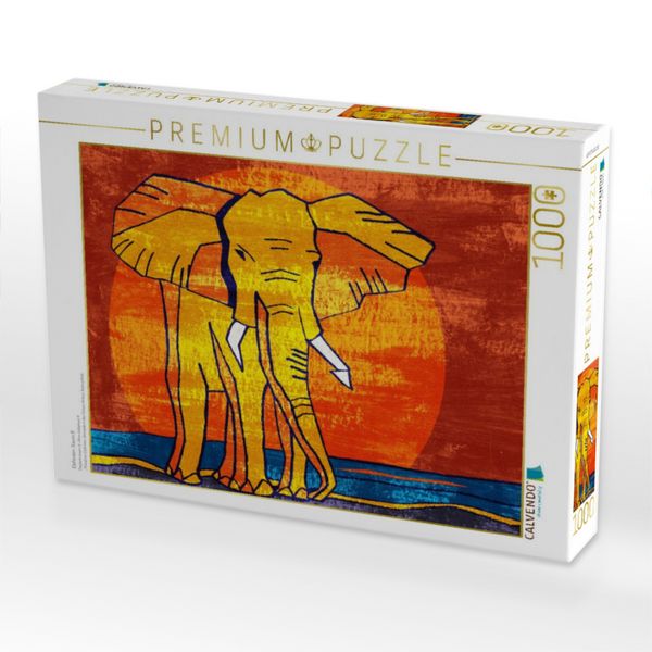 Produktbild: CALVENDO Puzzle Elefanten-Traum 8 | 1000 Teile Lege-Gr&ouml;&szlig;e 64x48cm Foto-Puzzle f&uuml;r gl&uuml;ckliche Stunden