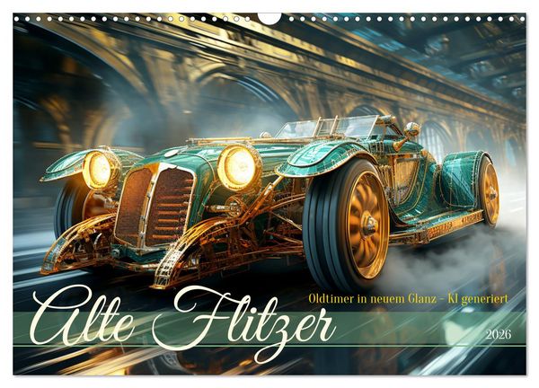 Alte Flitzer (Wandkalender 2026 DIN A3 quer), CALVENDO Monatskalender