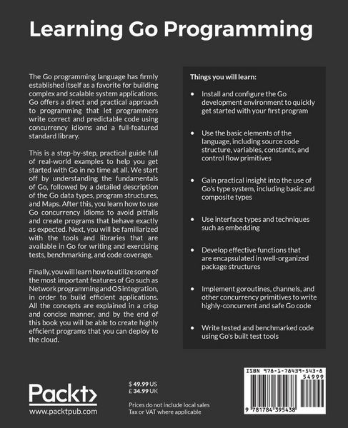Produktbild: Learning Go Programming