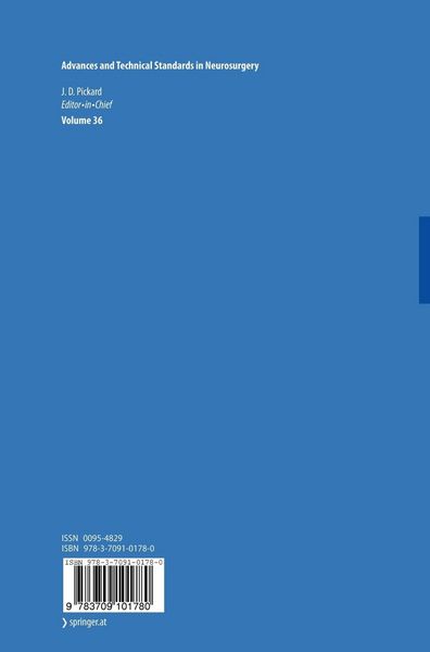 Produktbild: Advances and Technical Standards in Neurosurgery