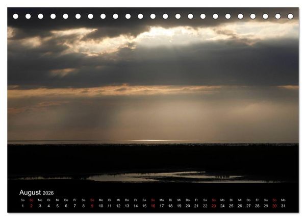 Produktbild: NORDSEE IMPRESSIONEN (Tischkalender 2026 DIN A5 quer), CALVENDO Monatskalender