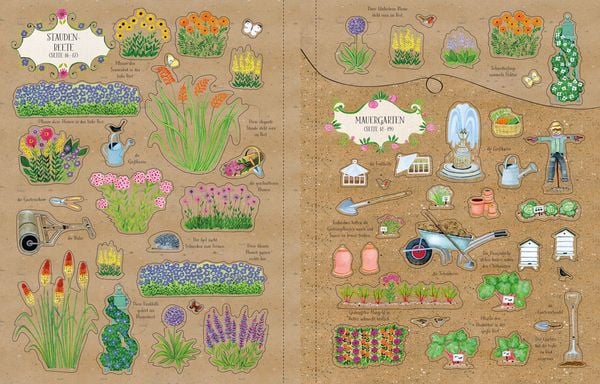 Produktbild: Mein Stickerbuch: Gartentr&auml;ume