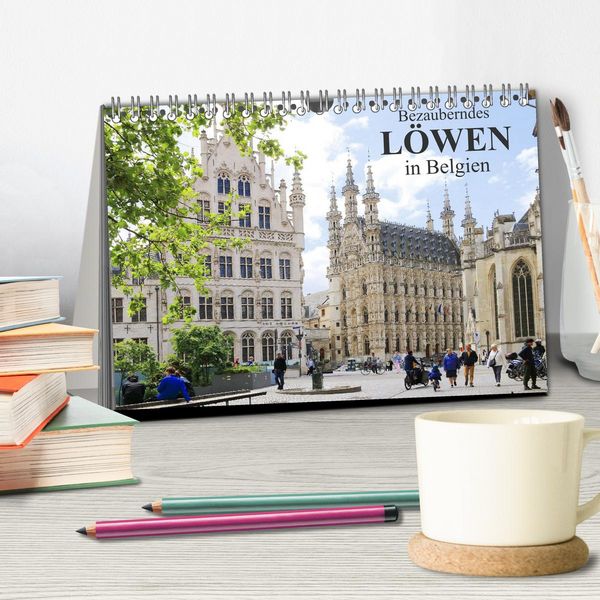 Produktbild: Bezauberndes L&ouml;wen in Belgien (Tischkalender 2026 DIN A5 quer), CALVENDO Monatskalender