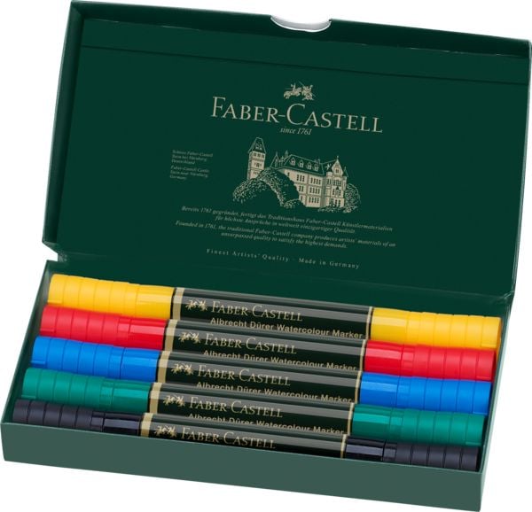 Produktbild: Faber-Castell Aquarellmarker Albrecht D&uuml;rer, 5er Set