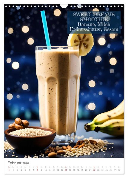 Produktbild: Vitamine im Glas - Gesunde Smoothie Kreationen (Wandkalender 2026 DIN A3 hoch), CALVENDO Monatskalender