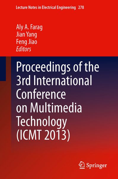 Produktbild: Proceedings of the 3rd International Conference on Multimedia Technology (ICMT 2013)