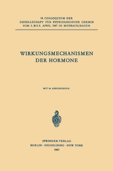 Produktbild: Wirkungsmechanismen der Hormone