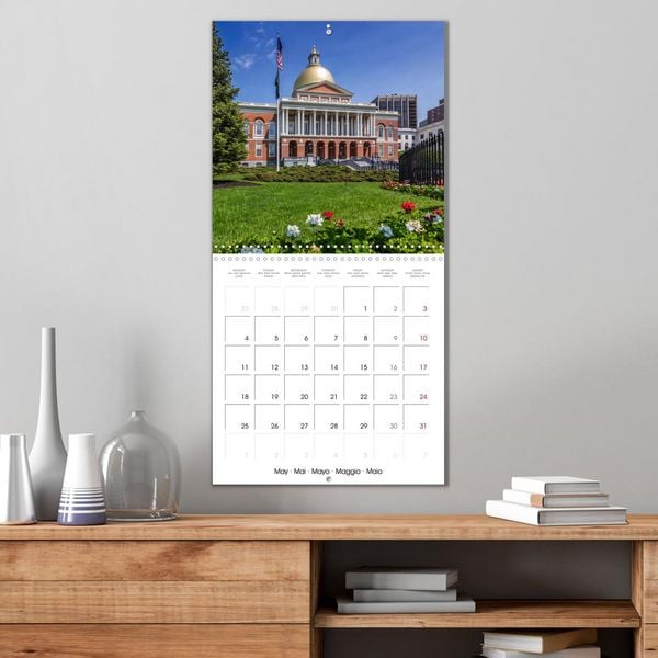 Produktbild: BOSTON Highlights (Wall Calendar 2026 12 &times; 12 Inch) CALVENDO 12 Month Wall Calendar