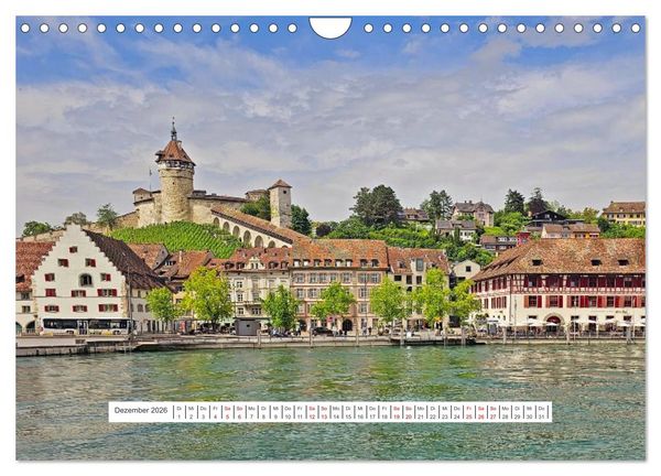 Produktbild: Berge und Seen der Schweiz - Mit dem Wohnmobil durch die Schweiz (Wandkalender 2026 DIN A4 quer), CALVENDO Monatskalender