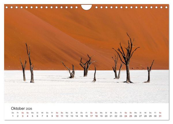 Produktbild: Deadvlei - Ein einzigartiges Naturwunder. (Wandkalender 2026 DIN A4 quer), CALVENDO Monatskalender