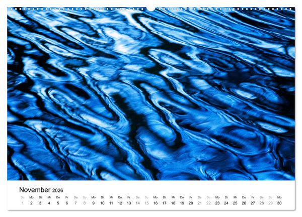 Produktbild: Wasser-Farben (Wandkalender 2026 DIN A2 quer), CALVENDO Monatskalender