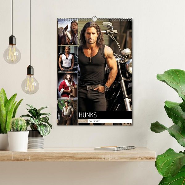 Produktbild: Hunks-nur f&uuml;r dich (Wandkalender 2027 DIN A3 hoch), CALVENDO Monatskalender