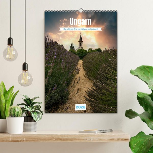 Produktbild: Die sch&ouml;nsten Orte vom Balaton nach Budapest (Wandkalender 2026 DIN A2 hoch), CALVENDO Monatskalender