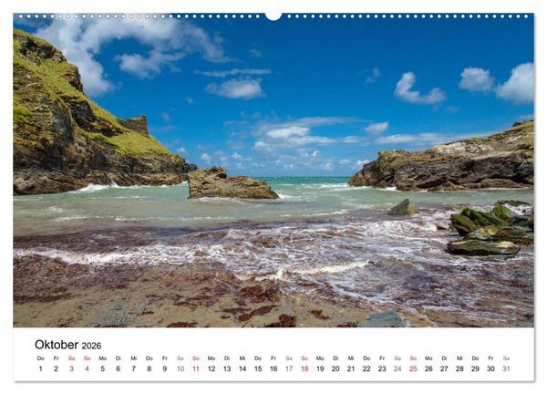Produktbild: Foto-Momente S&uuml;d-England - Magische Orte (hochwertiger Premium Wandkalender 2026 DIN A2 quer), Kunstdruck in Hochglanz