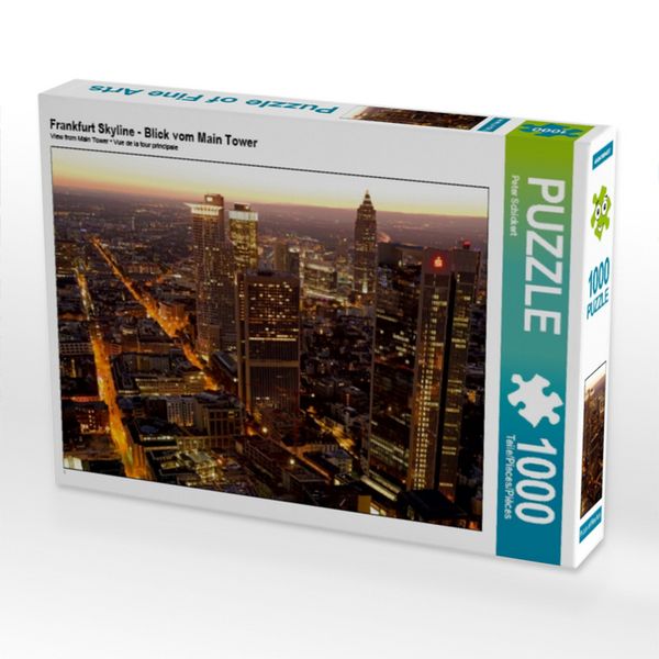 Frankfurt Skyline - Blick vom Main Tower (Puzzle)