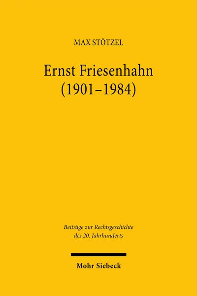 Produktbild: Ernst Friesenhahn (1901&ndash;1984)