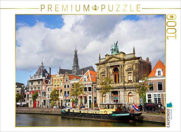 Produktbild: CALVENDO Puzzle Blick auf das Teylers Museum und De Waag in Haarlem | 1000 Teile Lege-Gr&ouml;&szlig;e 64x48cm Foto-Puzzle f&uuml;r gl&uuml;ckliche Stunden