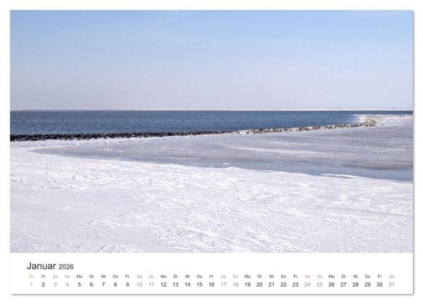 Produktbild: Hamburger Hallig - Der Weg ist das Ziel (Tischkalender 2026 DIN A5 quer), CALVENDO Monatskalender