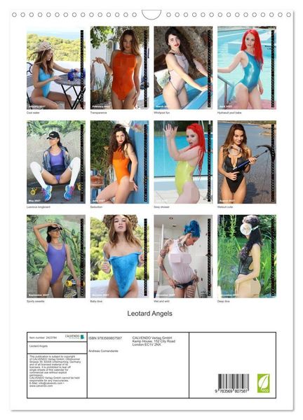 Produktbild: Leotard Angels (Wall Calendar 2027 DIN A3 portrait), CALVENDO 12 Month Wall Calendar