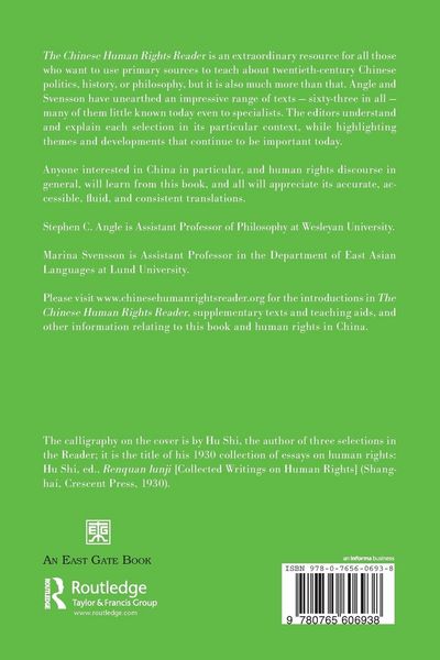 Produktbild: The Chinese Human Rights Reader
