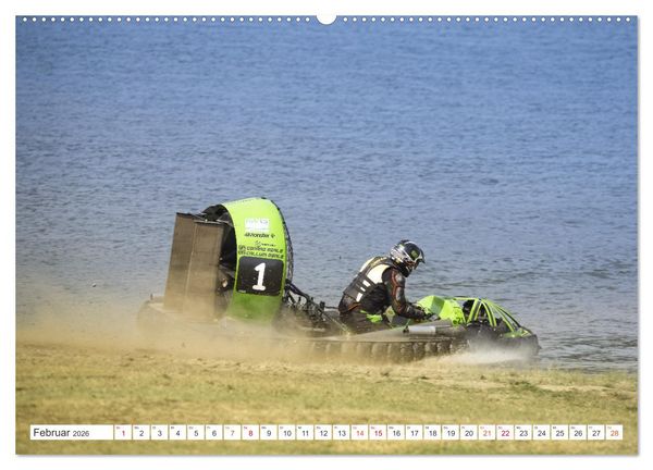 Produktbild: Hovercraft Formel 1 Weltmeisterschaft (hochwertiger Premium Wandkalender 2026 DIN A2 quer), Kunstdruck in Hochglanz