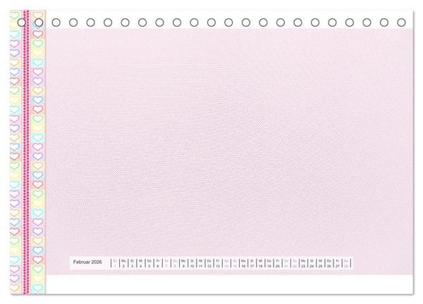 Produktbild: Bastelkalender Nostalgie-Rahmen 2026 (Tischkalender 2026 DIN A5 quer), CALVENDO Monatskalender