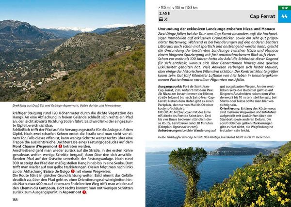 Produktbild: ROTHER Wanderf&uuml;hrer C&ocirc;te d'Azur - mit Nationalpark Calanques: 50 Touren zwischen Meer und Bergen &ndash; von Marseille &uuml;ber Nizza bis Menton.