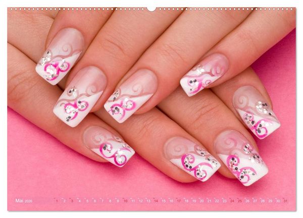 Produktbild: Verg&auml;ngliche Kunst - Nailart Episode 2 (hochwertiger Premium Wandkalender 2026 DIN A2 quer), Kunstdruck in Hochglanz